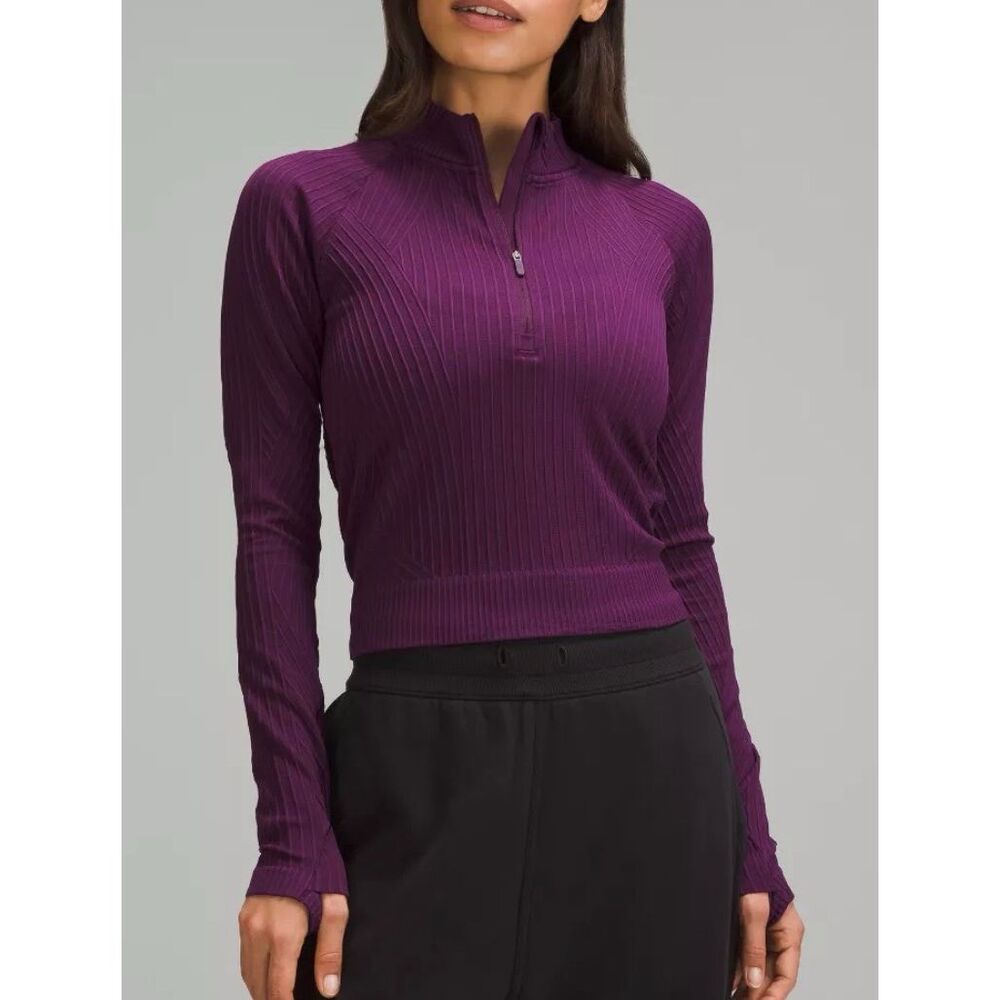 Lululemon Rest Less Cropped Zip